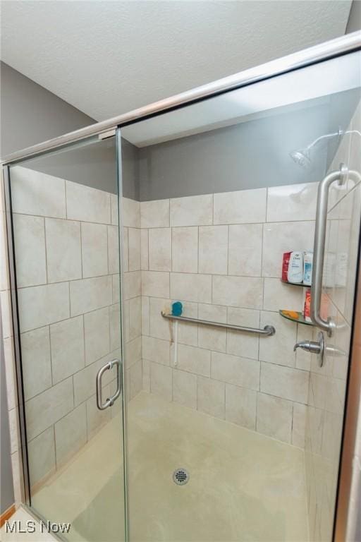 full bath featuring a shower stall