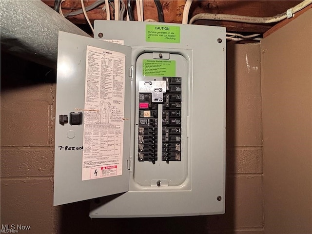 utilities featuring electric panel