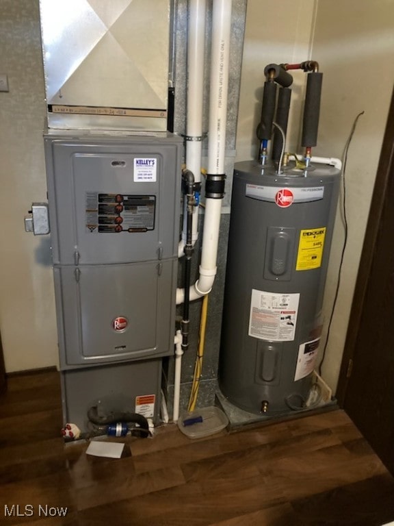 utilities featuring electric water heater