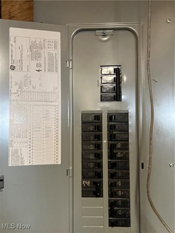 utility room featuring electric panel