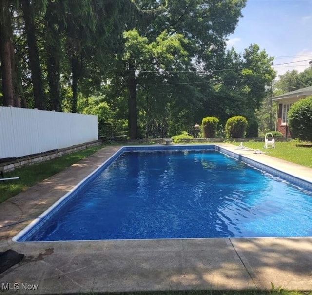 pool with fence