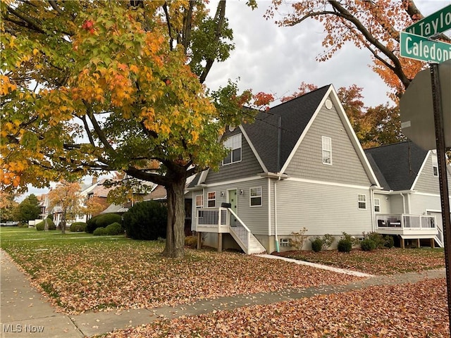 view of front of home