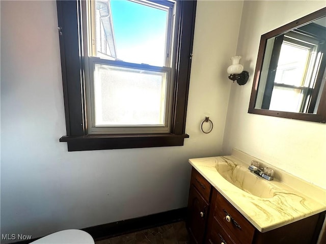 1519 Saint Clair Ave, East Liverpool, OH 43920 - half bathroom with vanity and toilet