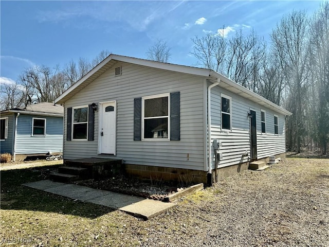 view of front of property