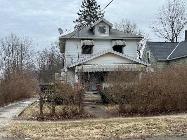 view of traditional style home