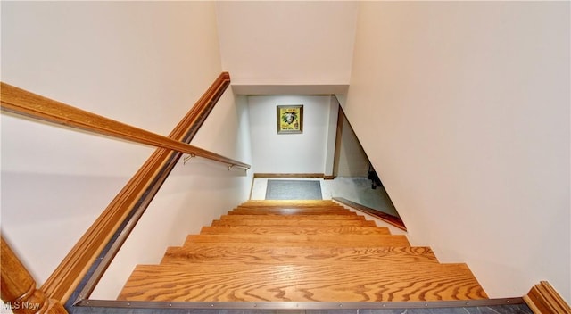 view of stairs