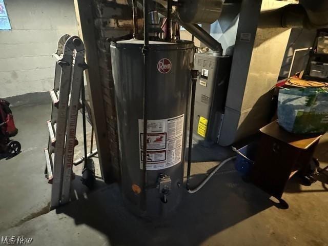 utilities with gas water heater