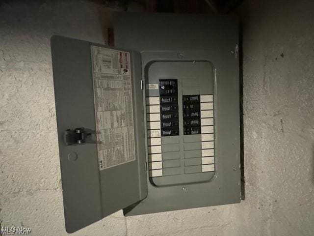 utilities with electric panel