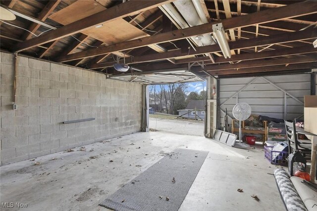 1304 Foster Ave, Cambridge, OH 43725 - view of garage