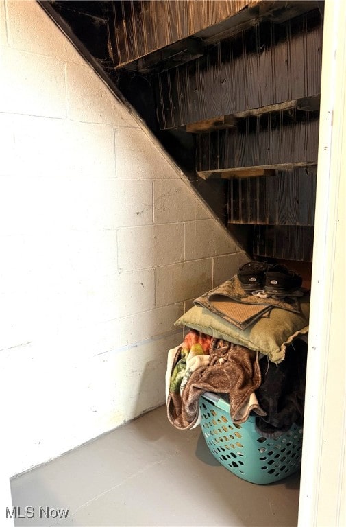 storage room featuring crawl space