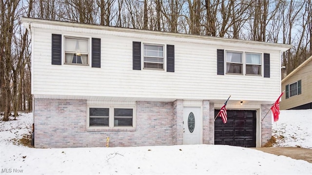 view of front of house with brick siding