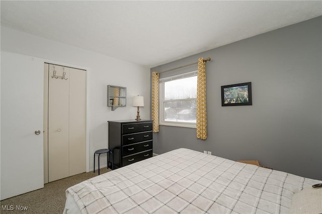 bedroom featuring a closet