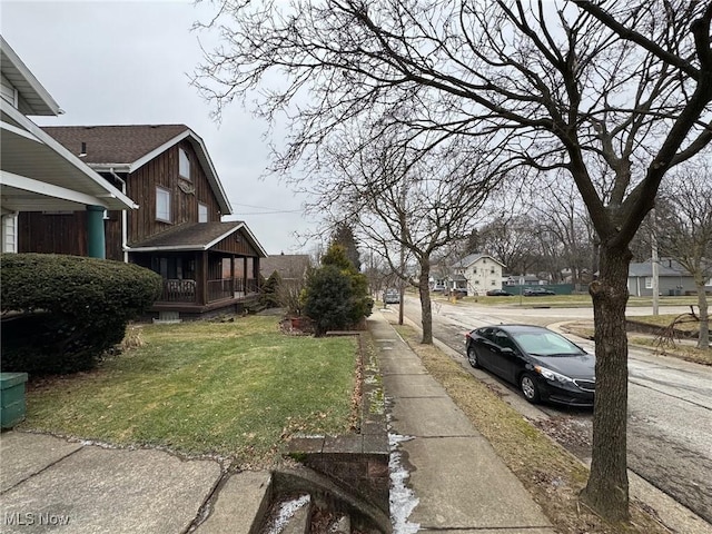 view of street with sidewalks