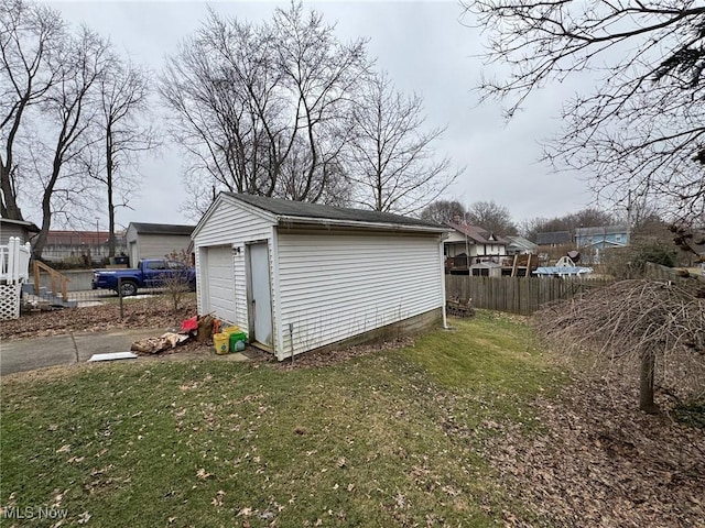 exterior space with fence