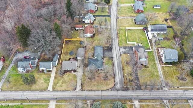 birds eye view of property featuring a residential view