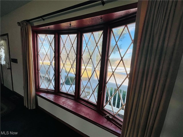 view of room details