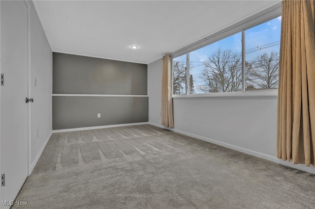 interior space featuring baseboards