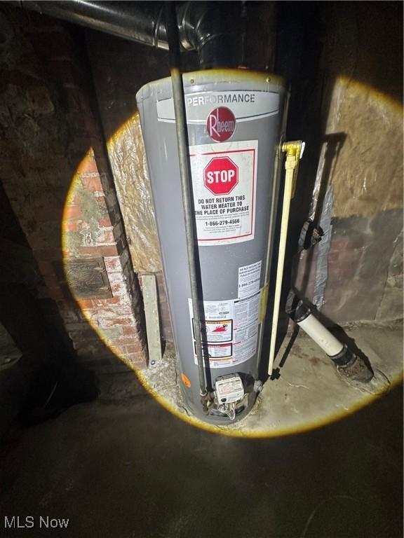 utilities featuring water heater