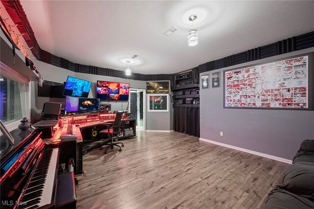 10565 Valley View Rd, Sagamore Hills, OH 44067 - home office with wood finished floors and baseboards