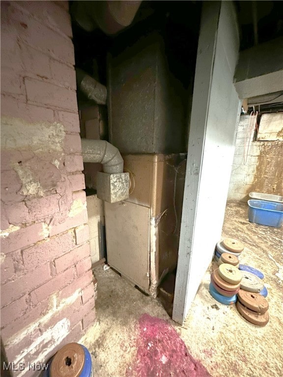 view of utility room