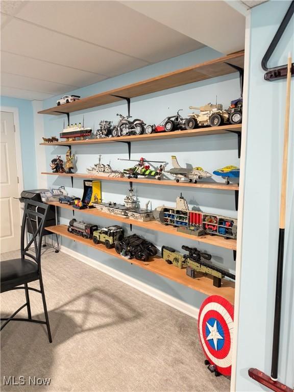 view of storage room