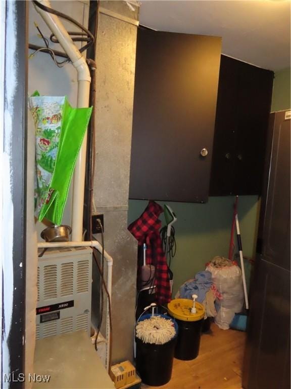 view of utility room