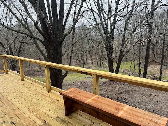 view of deck