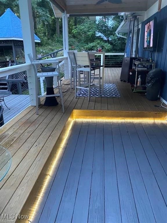 view of deck