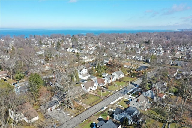 birds eye view of property featuring a residential view