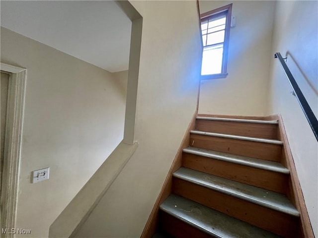 view of staircase