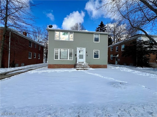 view of front of home