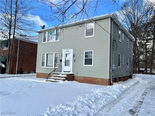 view of colonial-style house