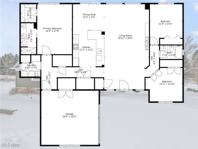 7571 Silverleaf Ct, Sagamore Hills, OH 44067 - view of floor plan / room layout