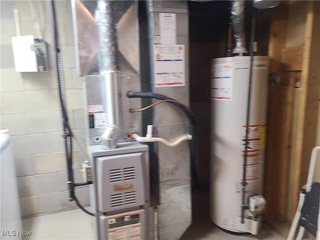 utilities featuring water heater