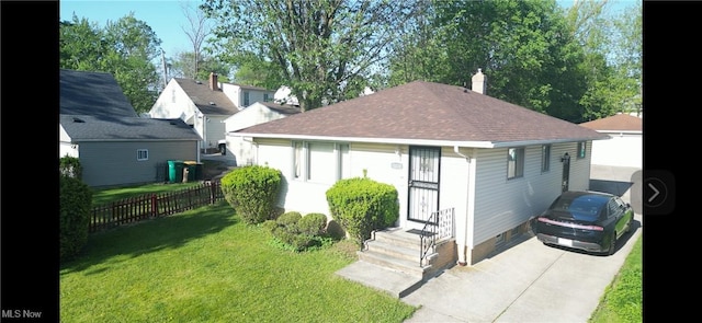 5031 Cato St, Maple Heights, OH 44137 - view of front of home with a chimney and roof with shingles