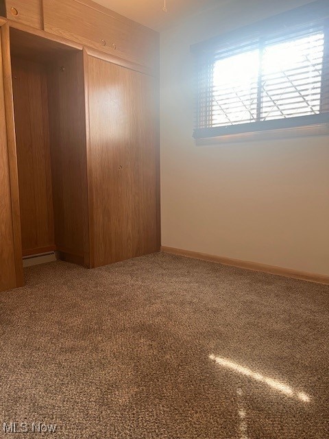 spare room with carpet floors