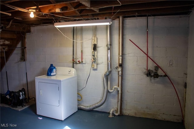 laundry room with washer / clothes dryer and laundry area