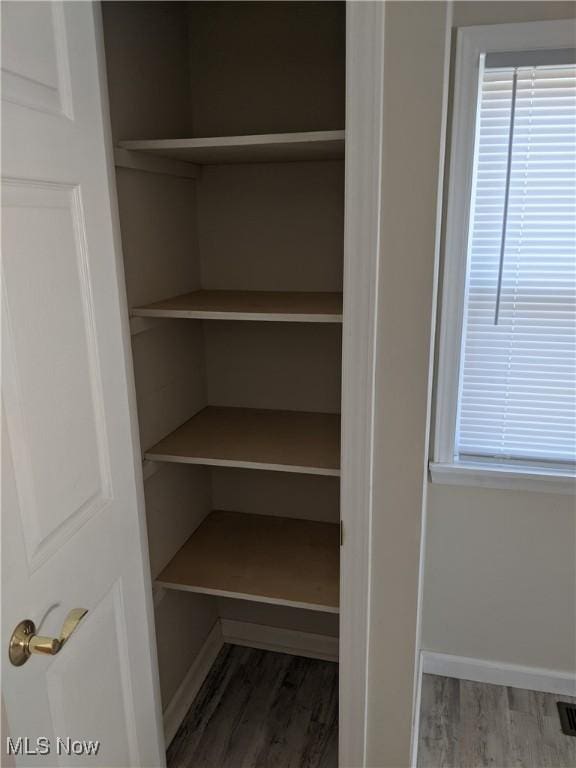 closet with visible vents