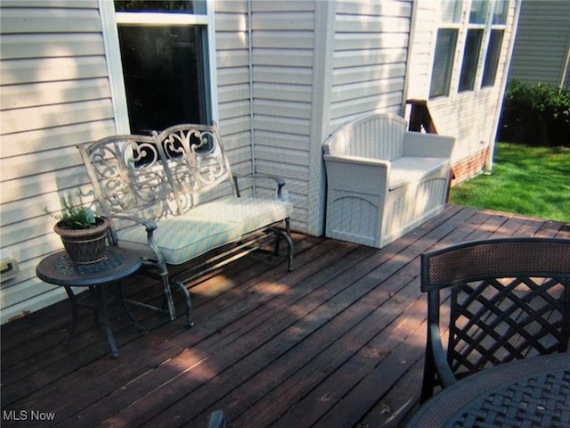 view of deck