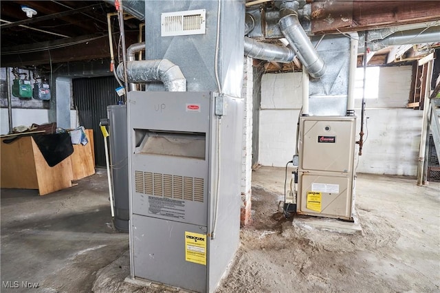 utility room with visible vents