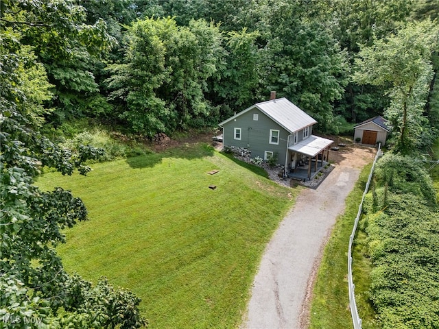8950 County Road 292, Millersburg, OH 44654 - aerial view with a view of trees