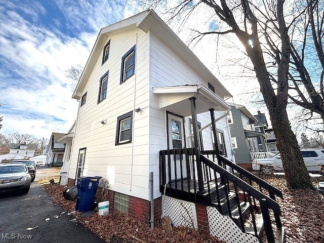 view of side of home