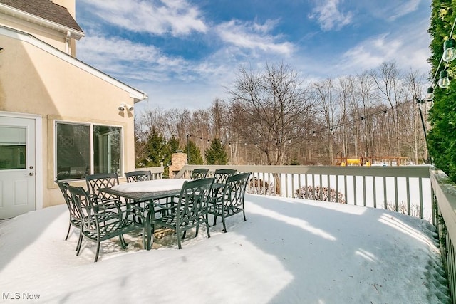 view of patio / terrace with outdoor dining area