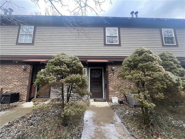 multi unit property with brick siding