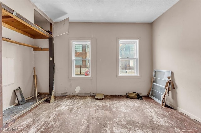 empty room with a wealth of natural light