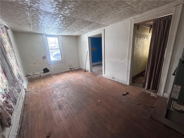 interior space featuring hardwood / wood-style flooring