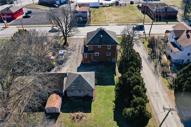 birds eye view of property featuring a residential view