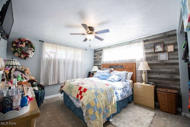 10684 Barcus Ave NE, Alliance, OH 44601 - carpeted bedroom with a ceiling fan