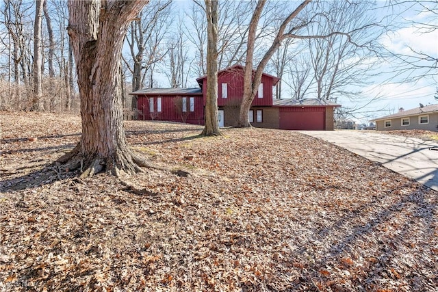 view of front of home featuring brick siding