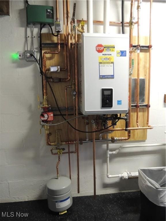 utilities with tankless water heater